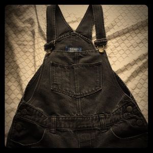 Old Navy Black Overalls